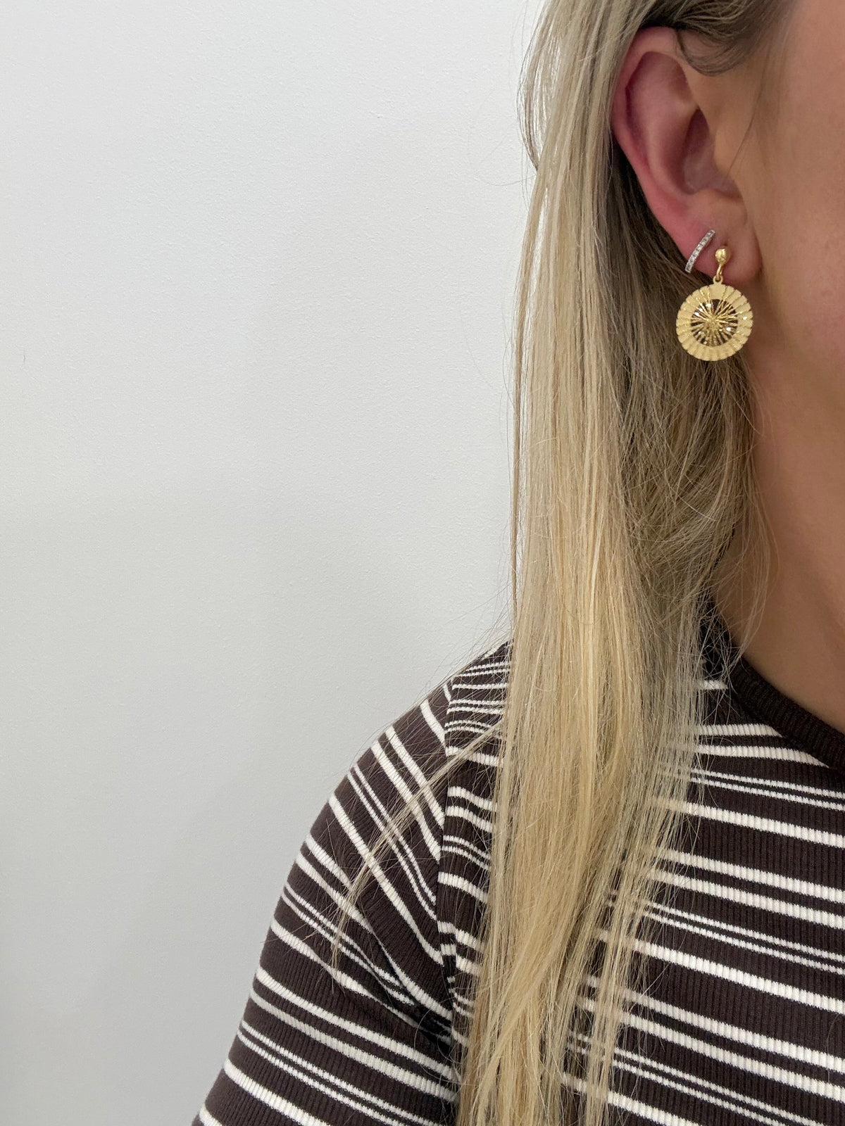 Jenny Gold Plated Drop Earrings