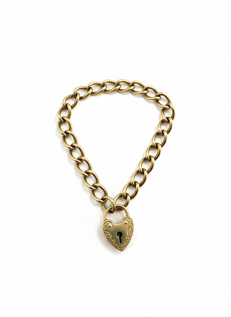 9ct Antique Curb Bracelet