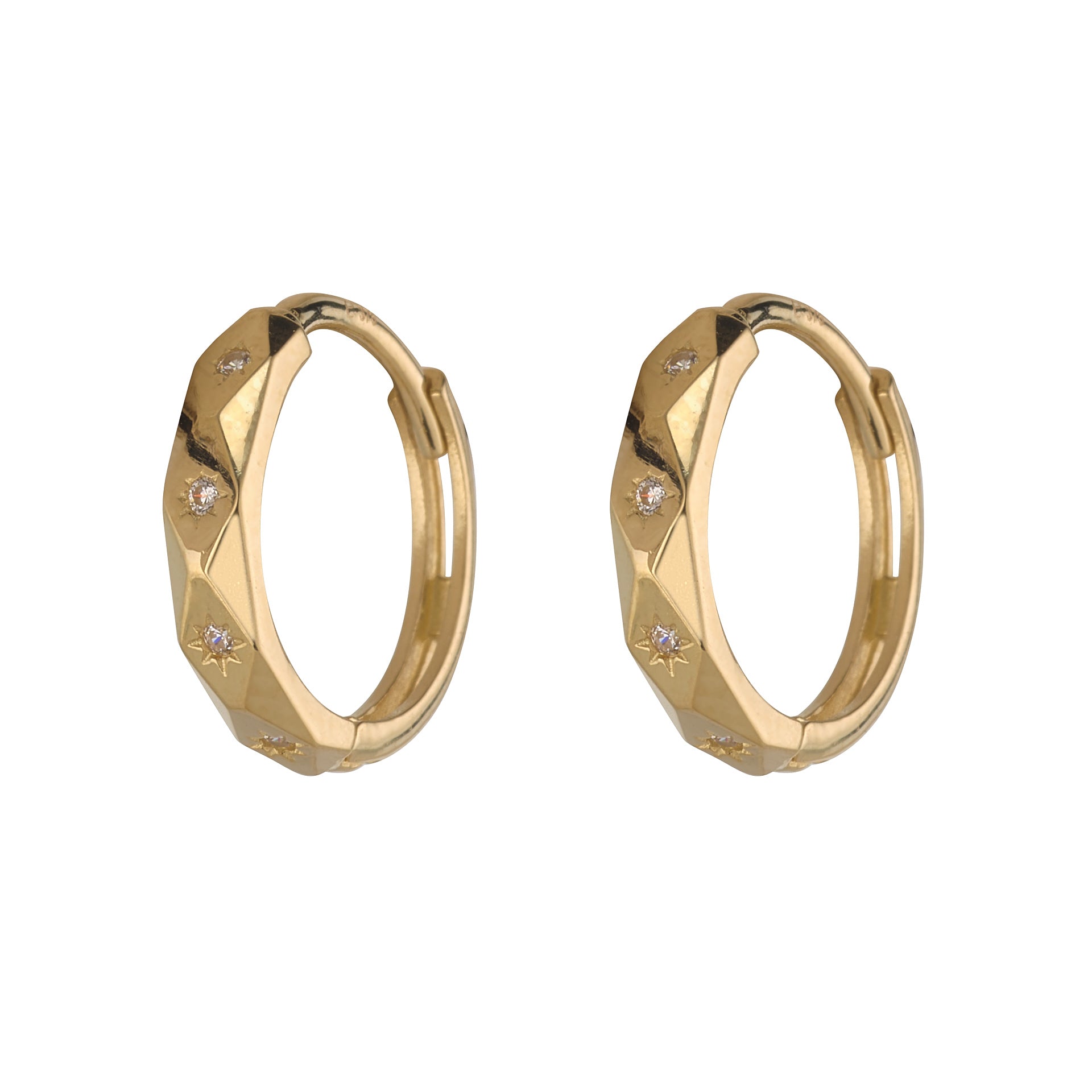Leslie 9ct Gold Hoops