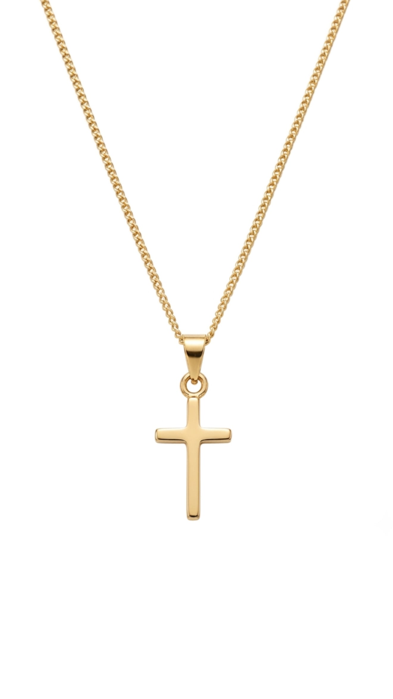 Gold Plated Cross Necklace