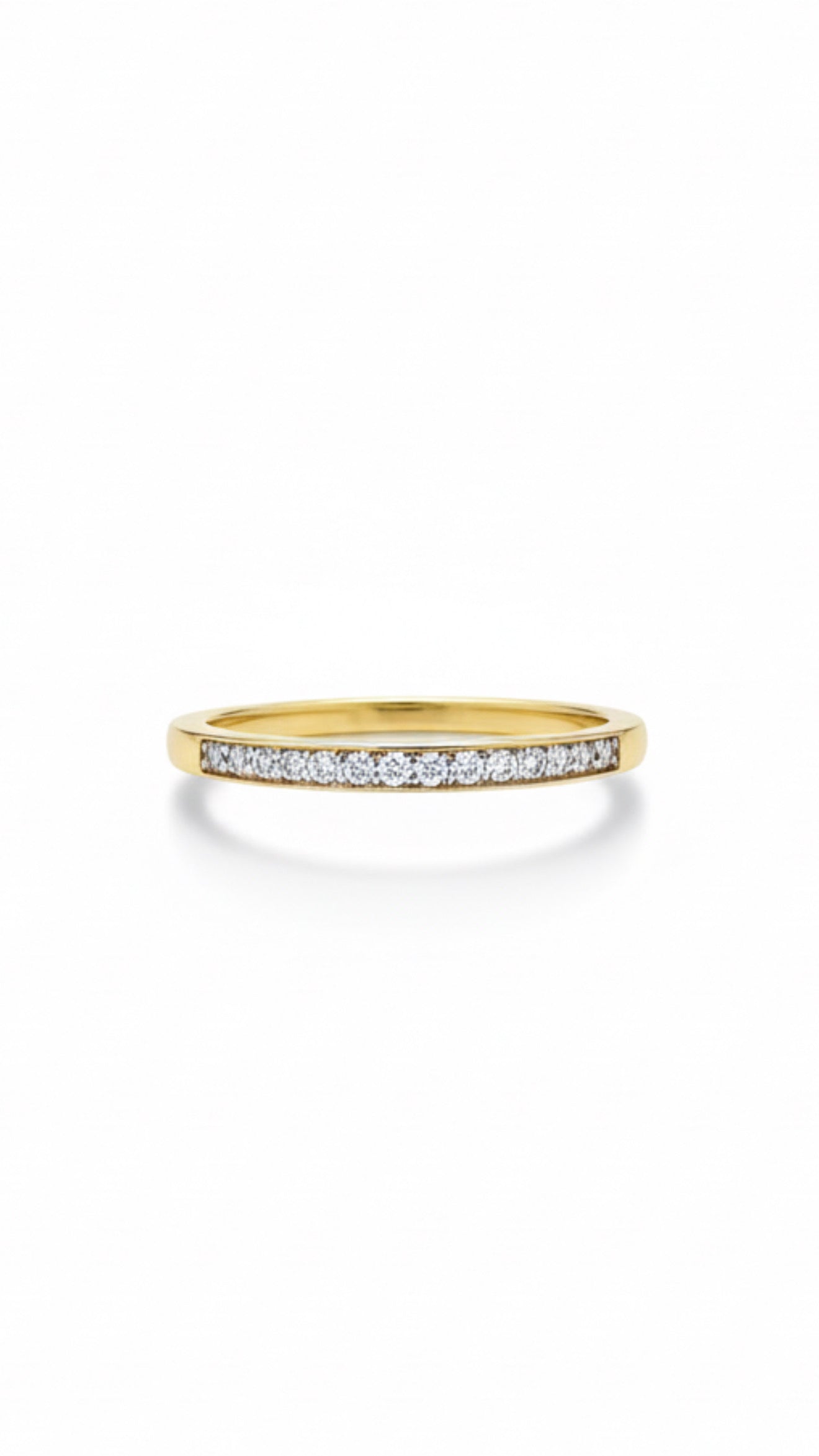 9ct Diamond Half Eternity Ring