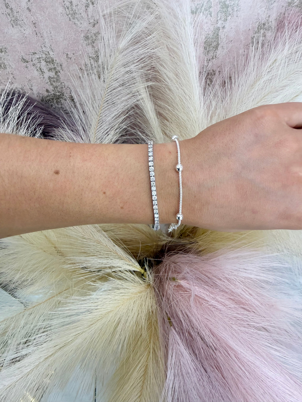 Madison Sterling Silver Medium Ball Bracelet