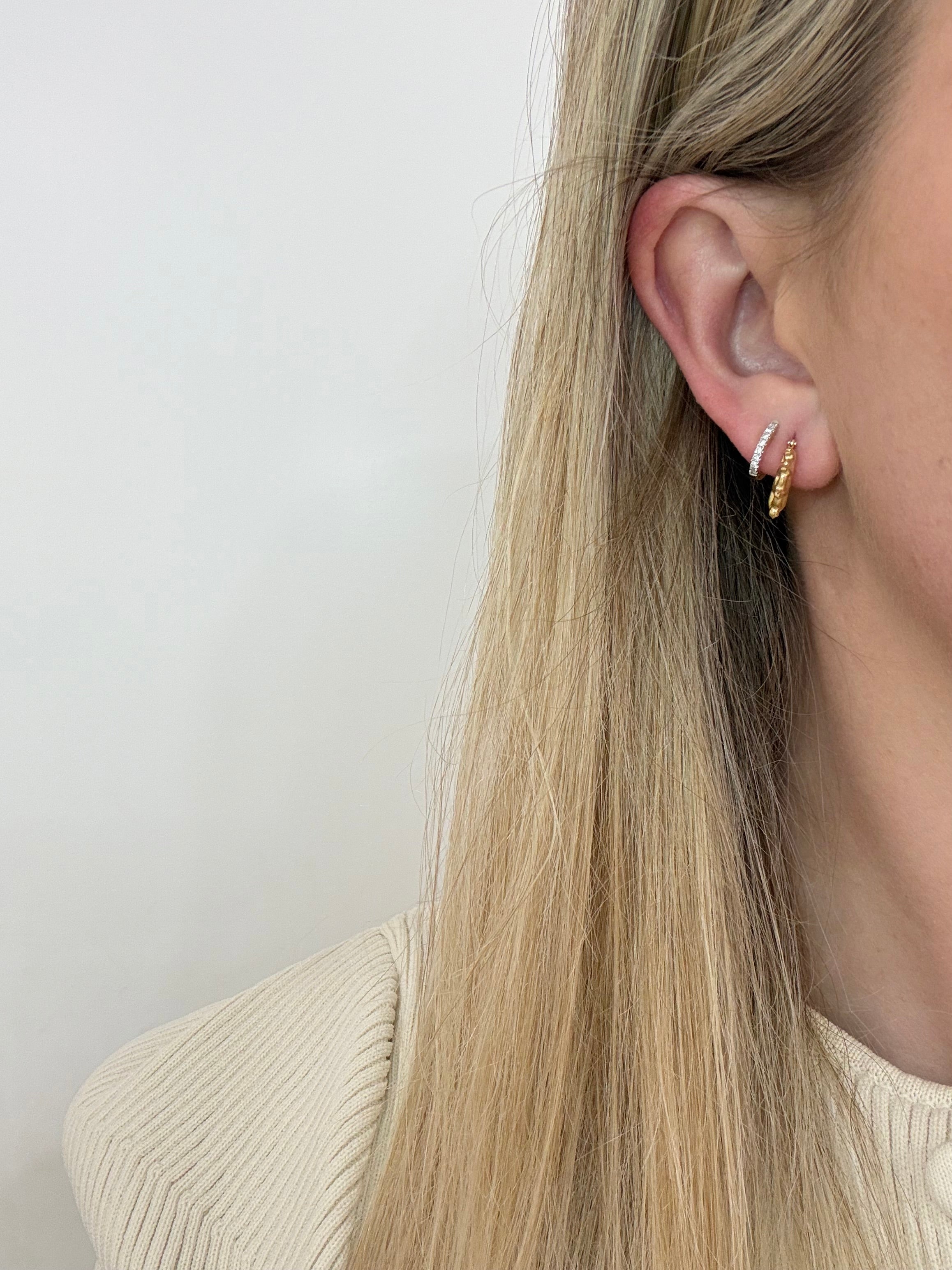 9ct Gold Chunky Hoops