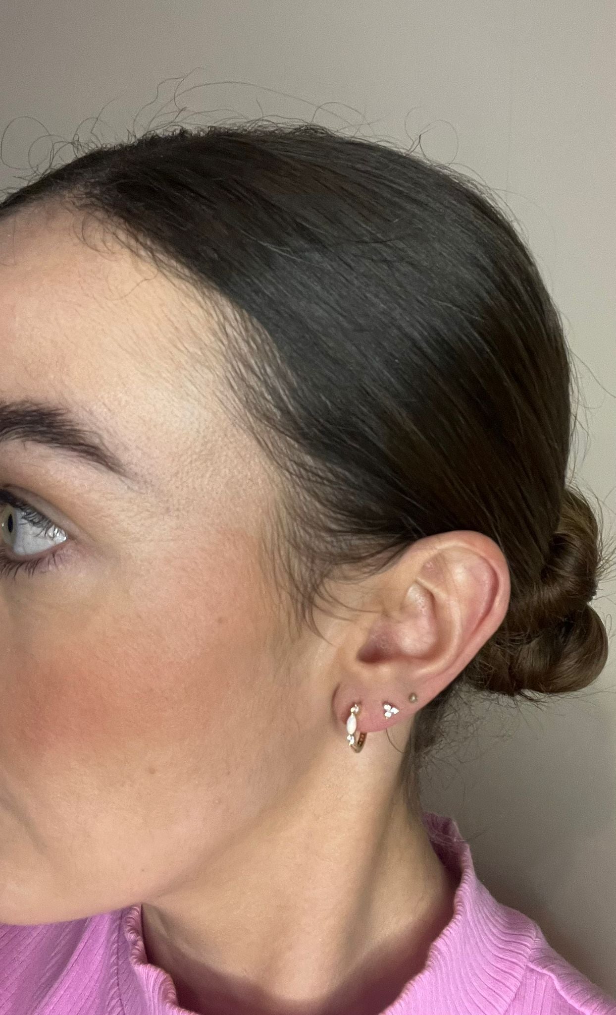 Doreen 9ct Gold Flatback Earrings