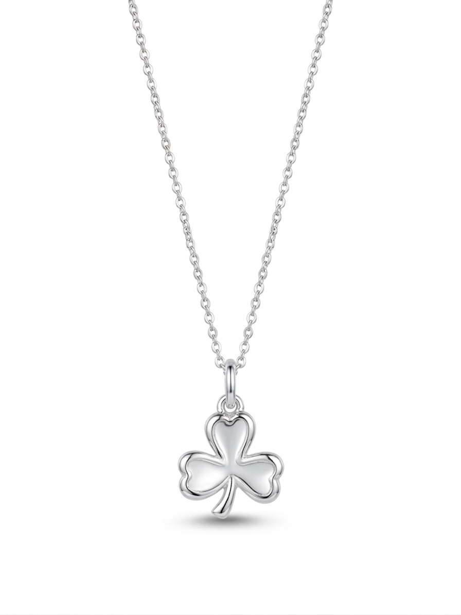 Silver Shamrock Necklace