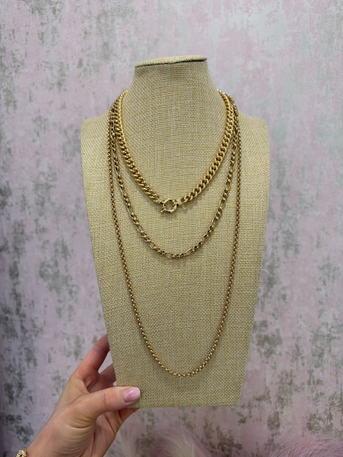 9ct Yellow Gold Rolo Chain