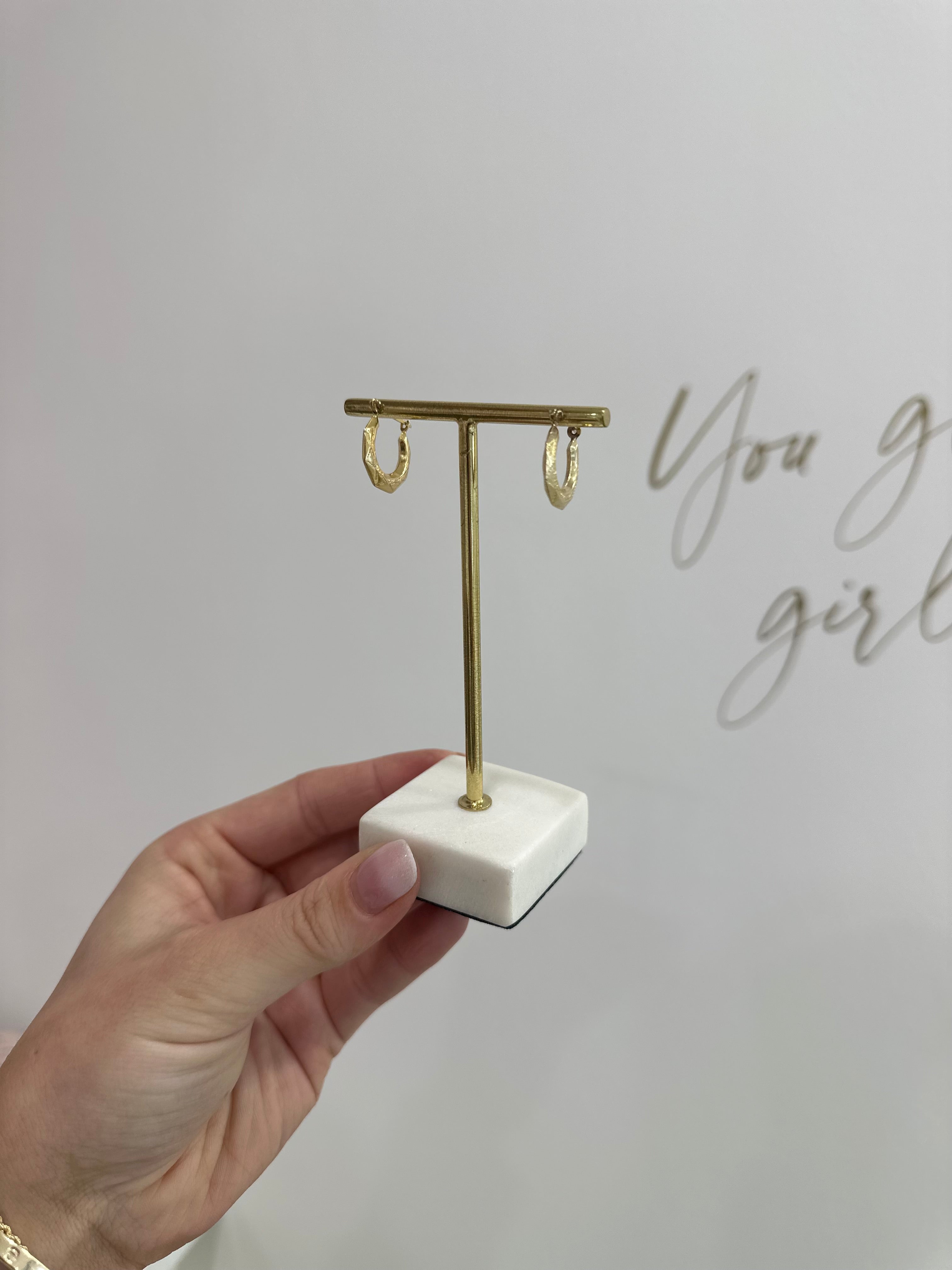 9ct Gold Creoles