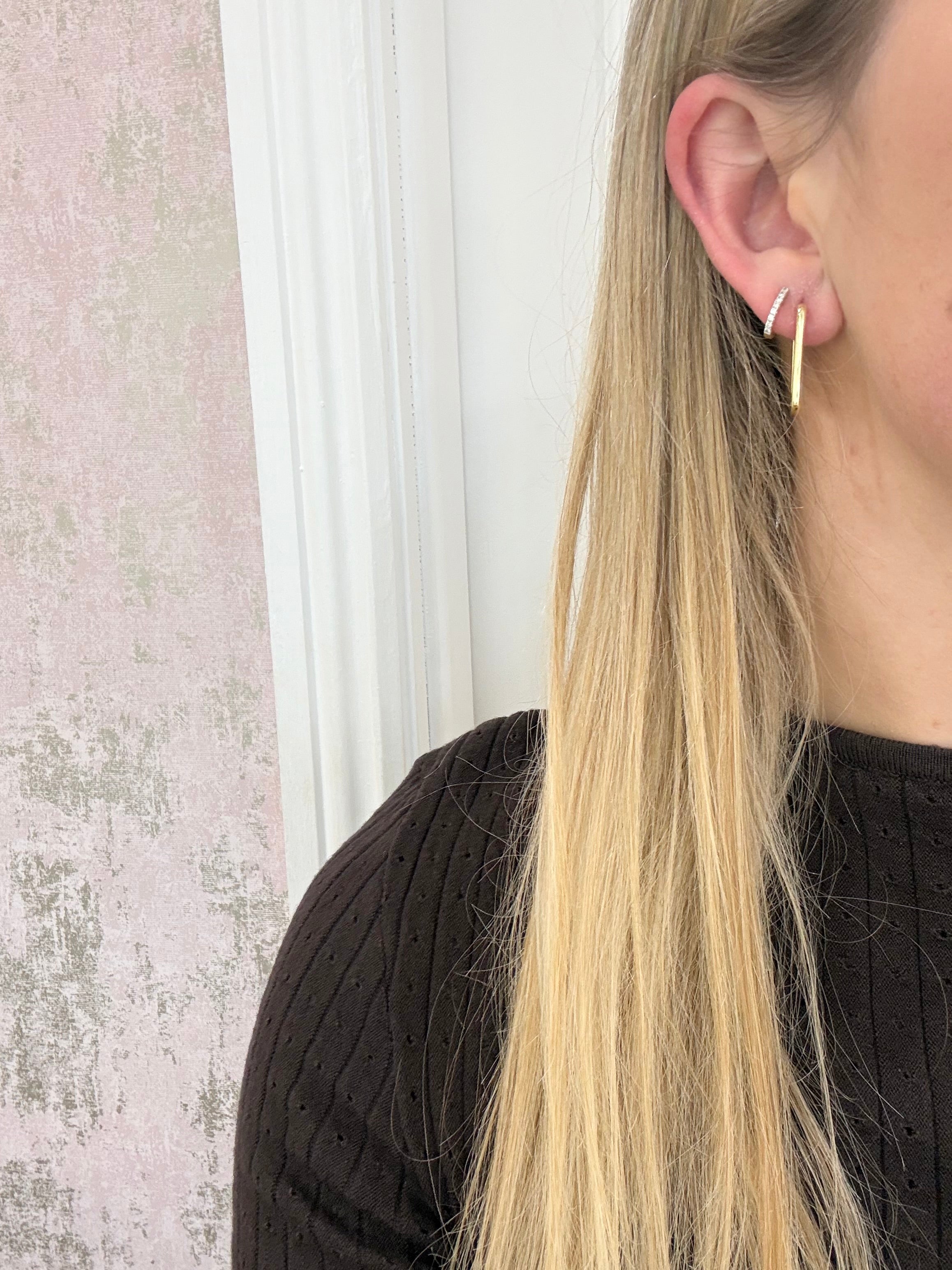 Luna Gold Plated Hoops