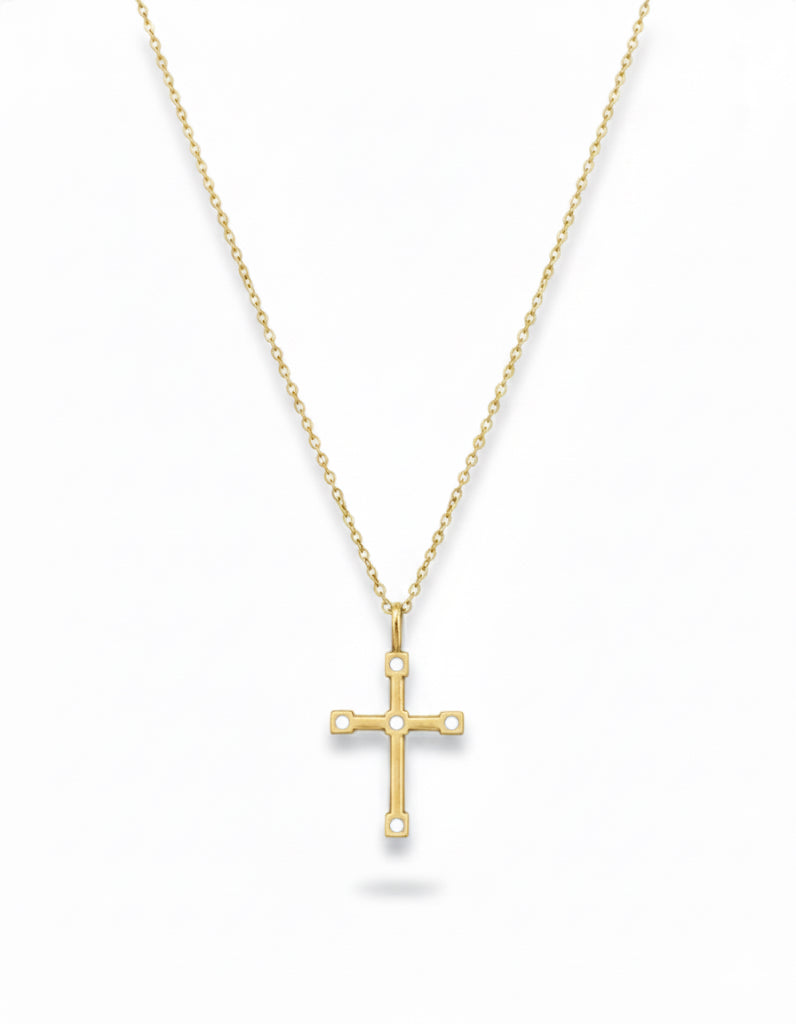 9ct Gold Cross Necklace