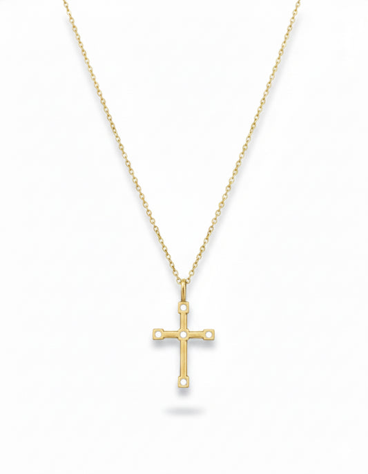 9ct Gold Cross Necklace