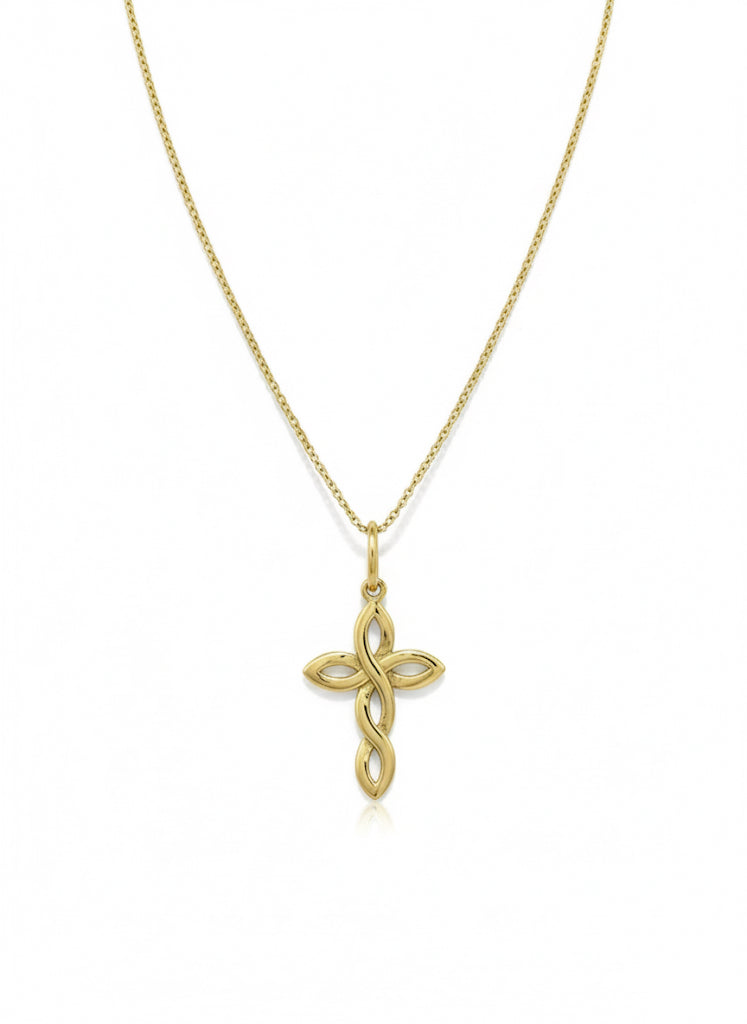9ct Gold Cross Necklace