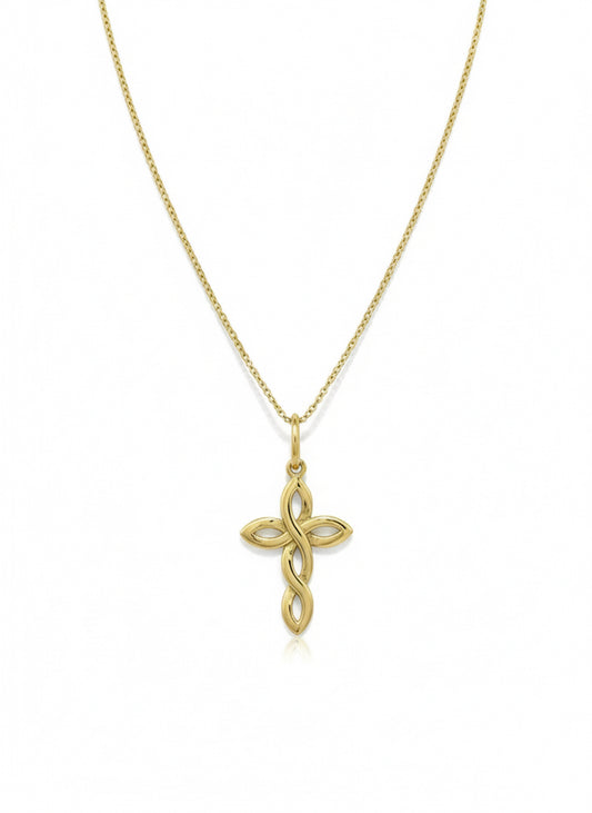 9ct Gold Cross Necklace