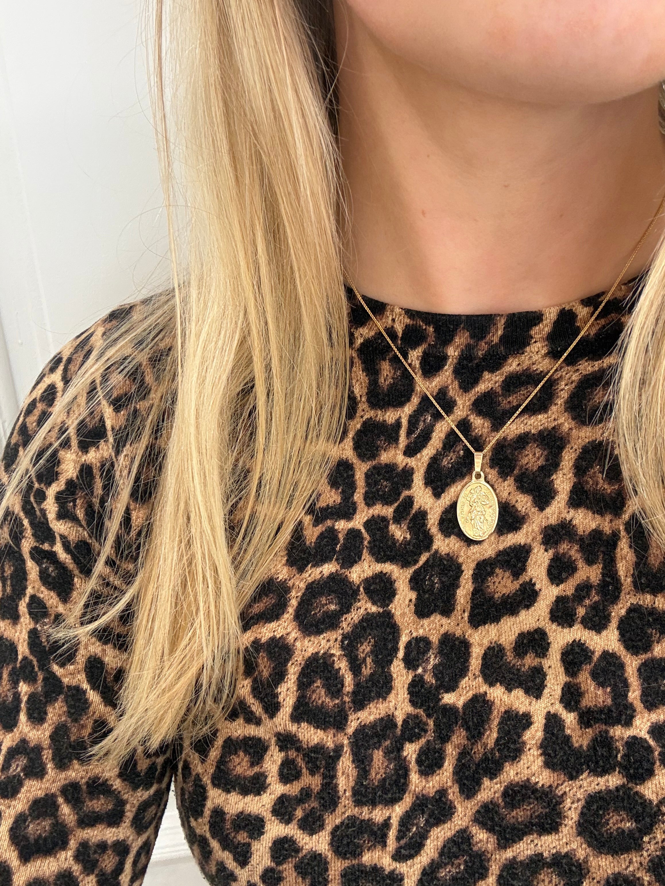 9ct Our Lady Of Untying Knots Necklace