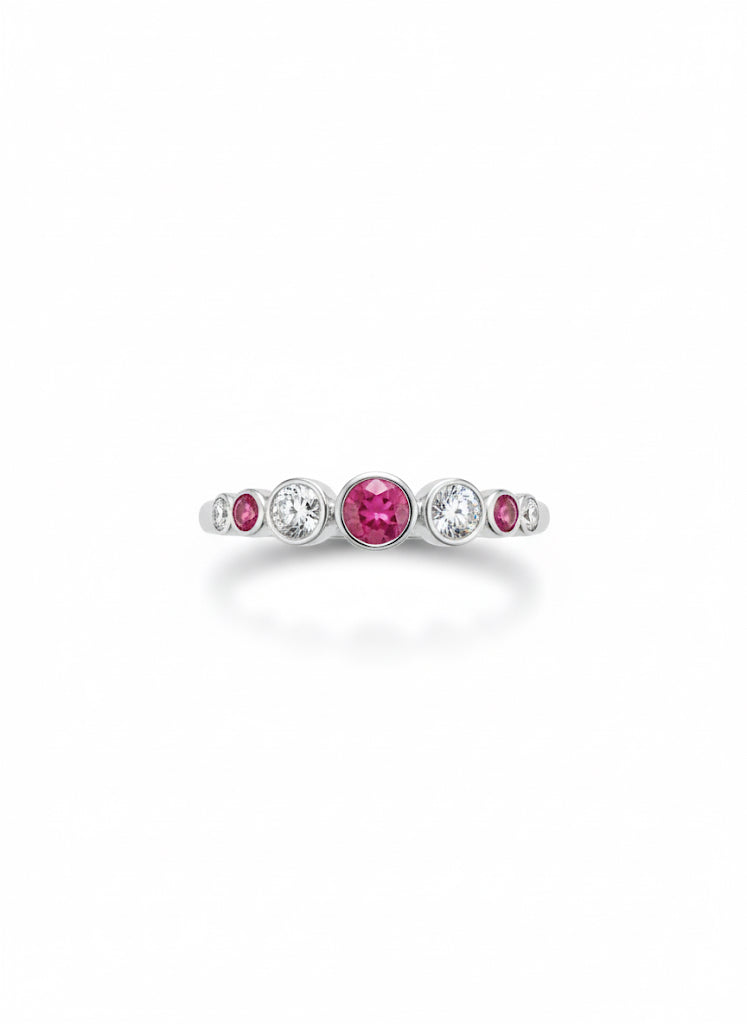 18ct Ruby & Diamond Ring