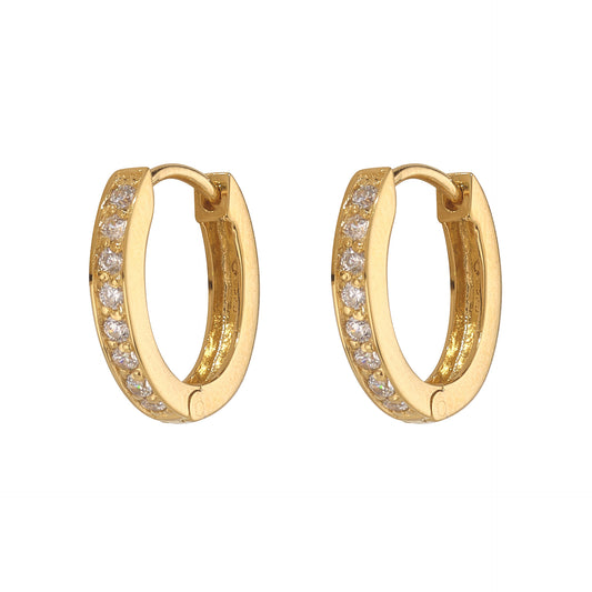 Jacqueline Gold Hoops