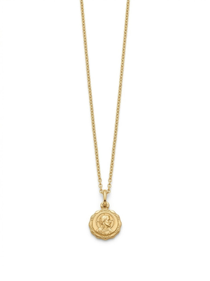 Gold Plated Sacred Heart of Jesus