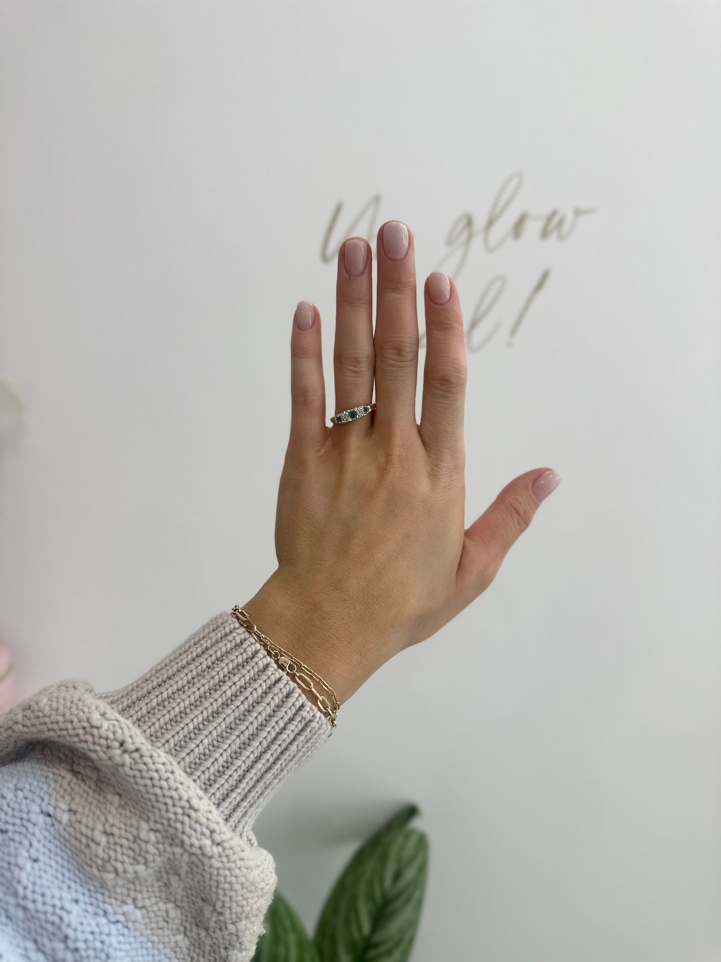 Emerald & Diamond Ring