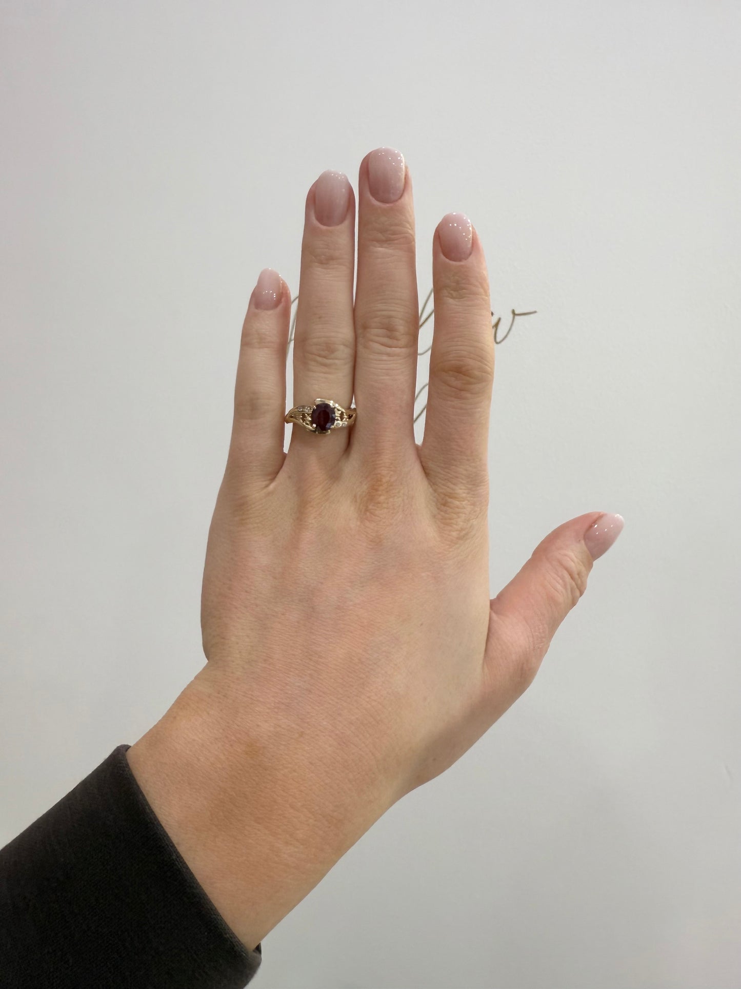 9ct Gold Ruby & Diamond Ring