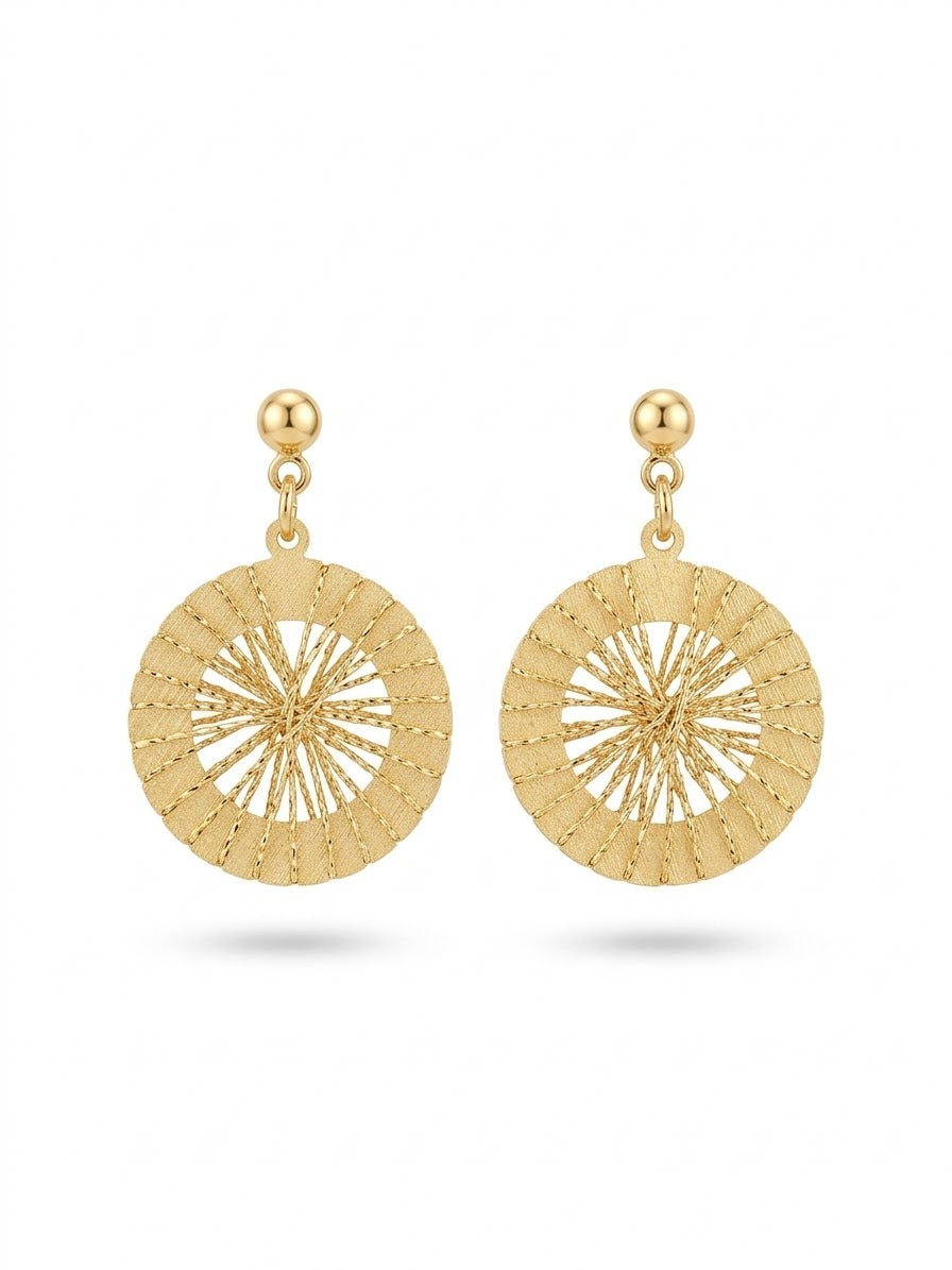 Jenny Gold Plated Drop Earrings