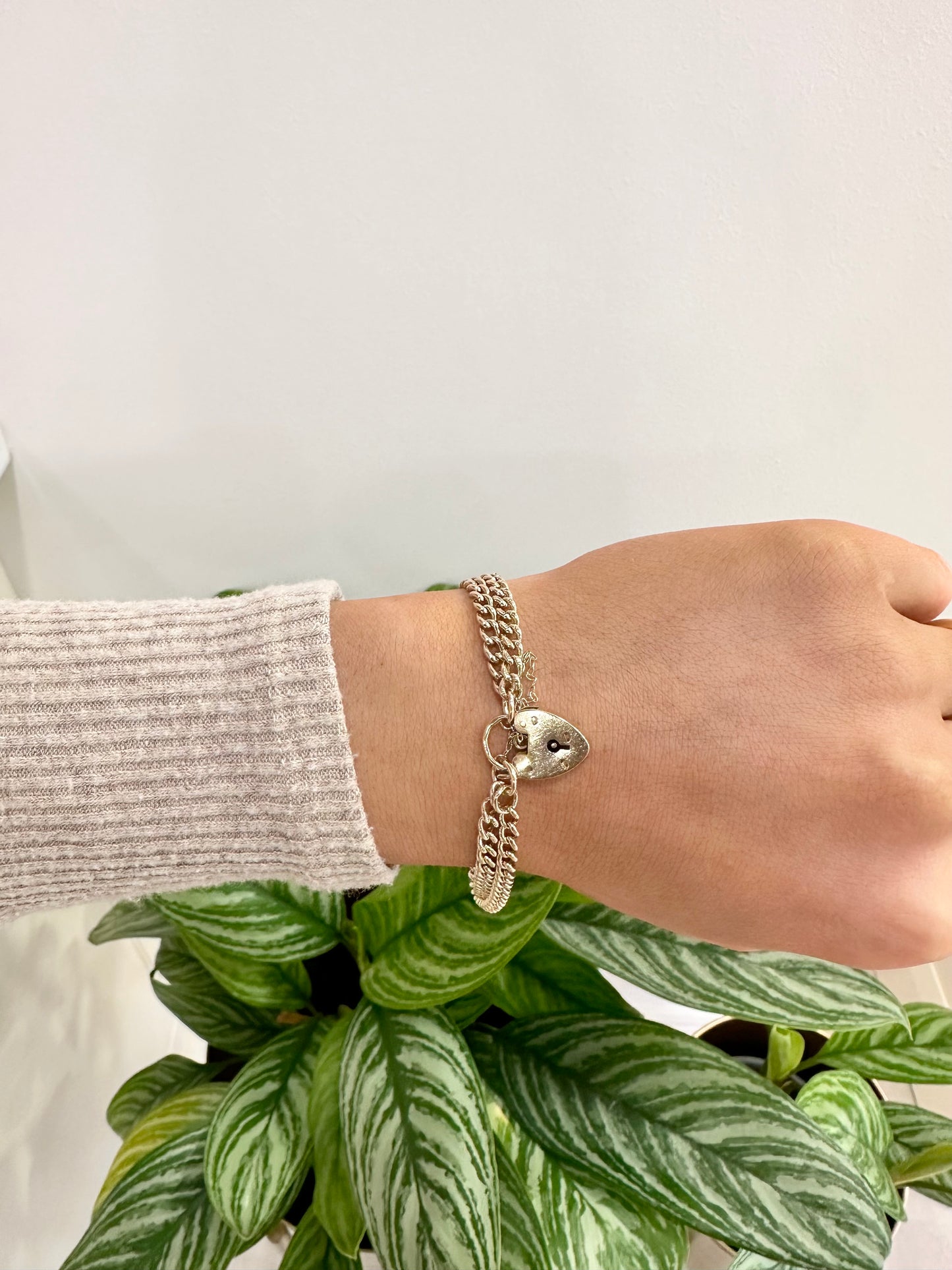 Double Curb Link Chain Bracelet