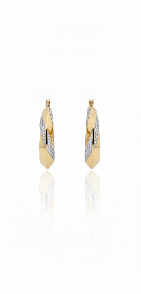 9ct Gold Creole Earrings