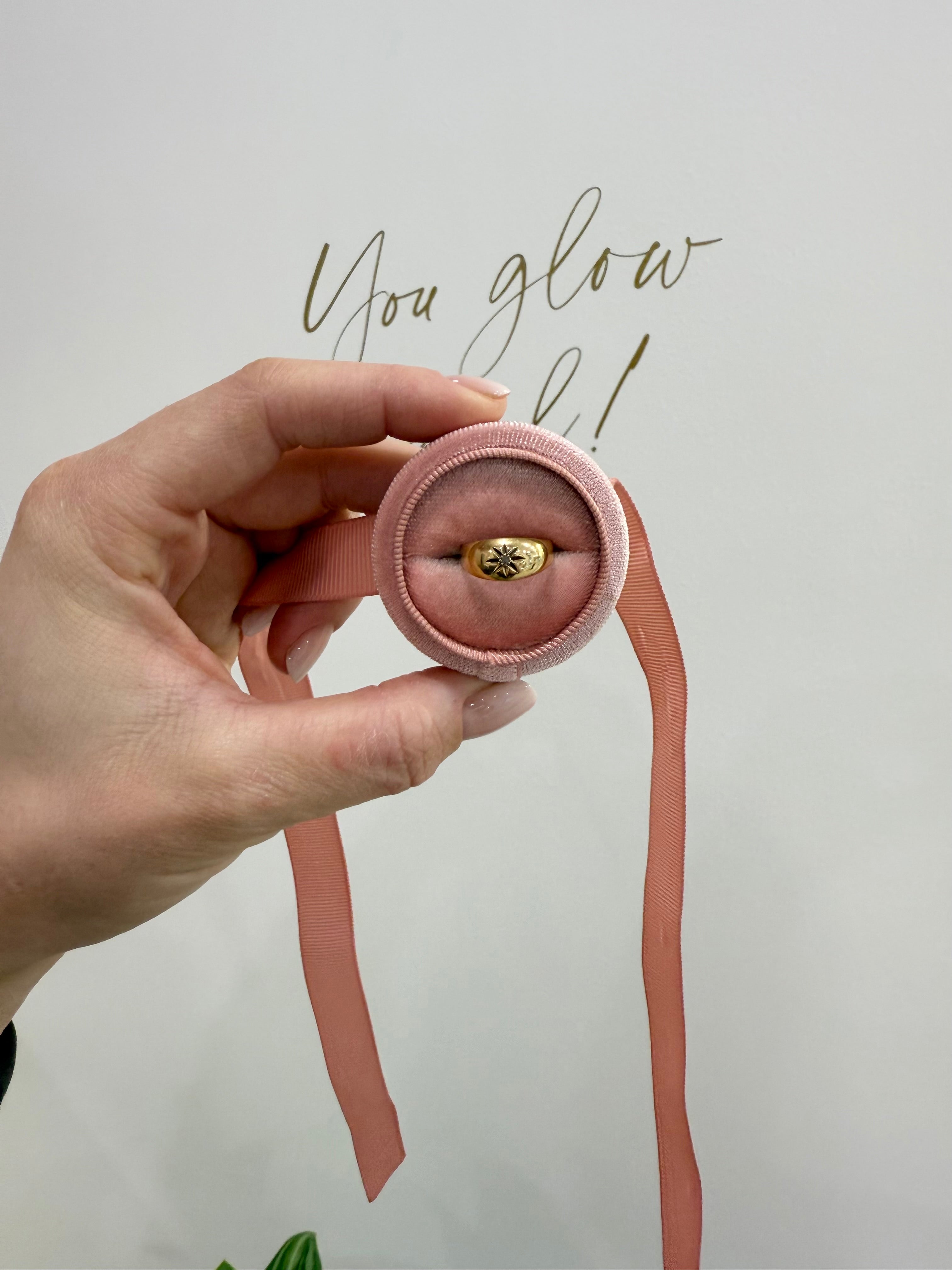 18ct Gold Edwardian Diamond Gypsy Ring