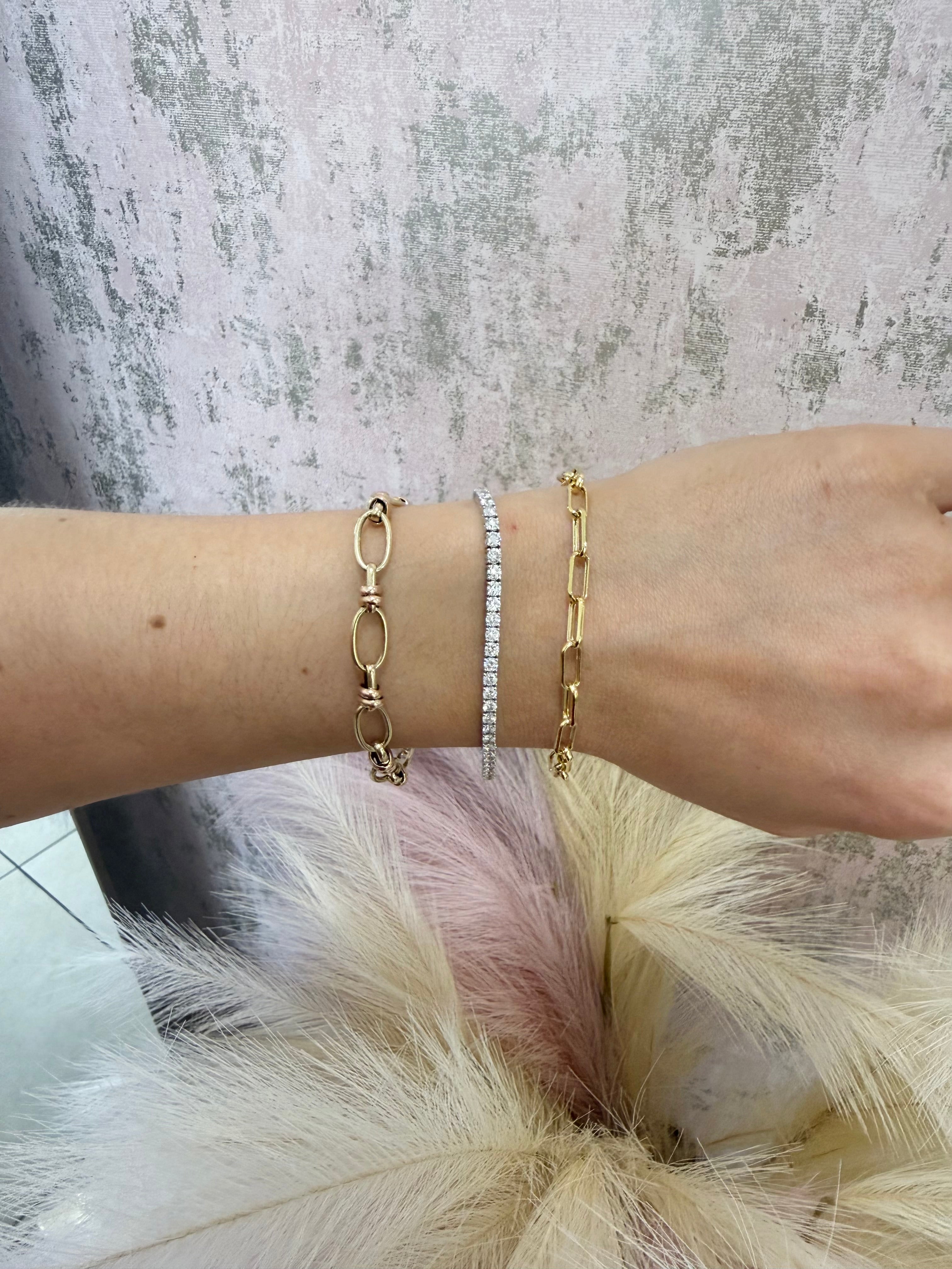 9ct Darcy Gold Paperlink Bracelet