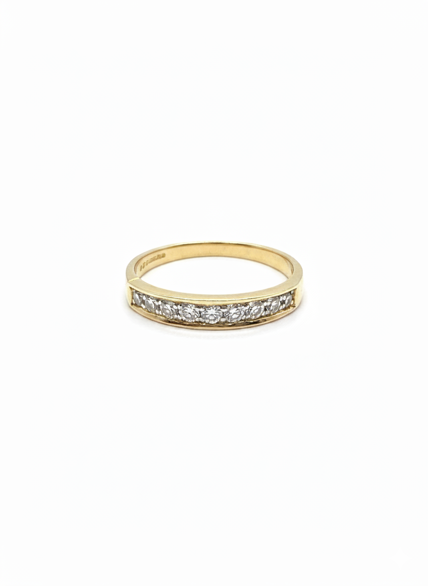 9ct Gold Diamond Band