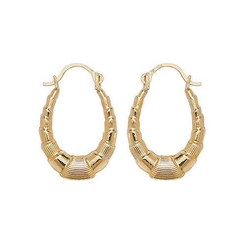 9ct Gold Creole Earrings