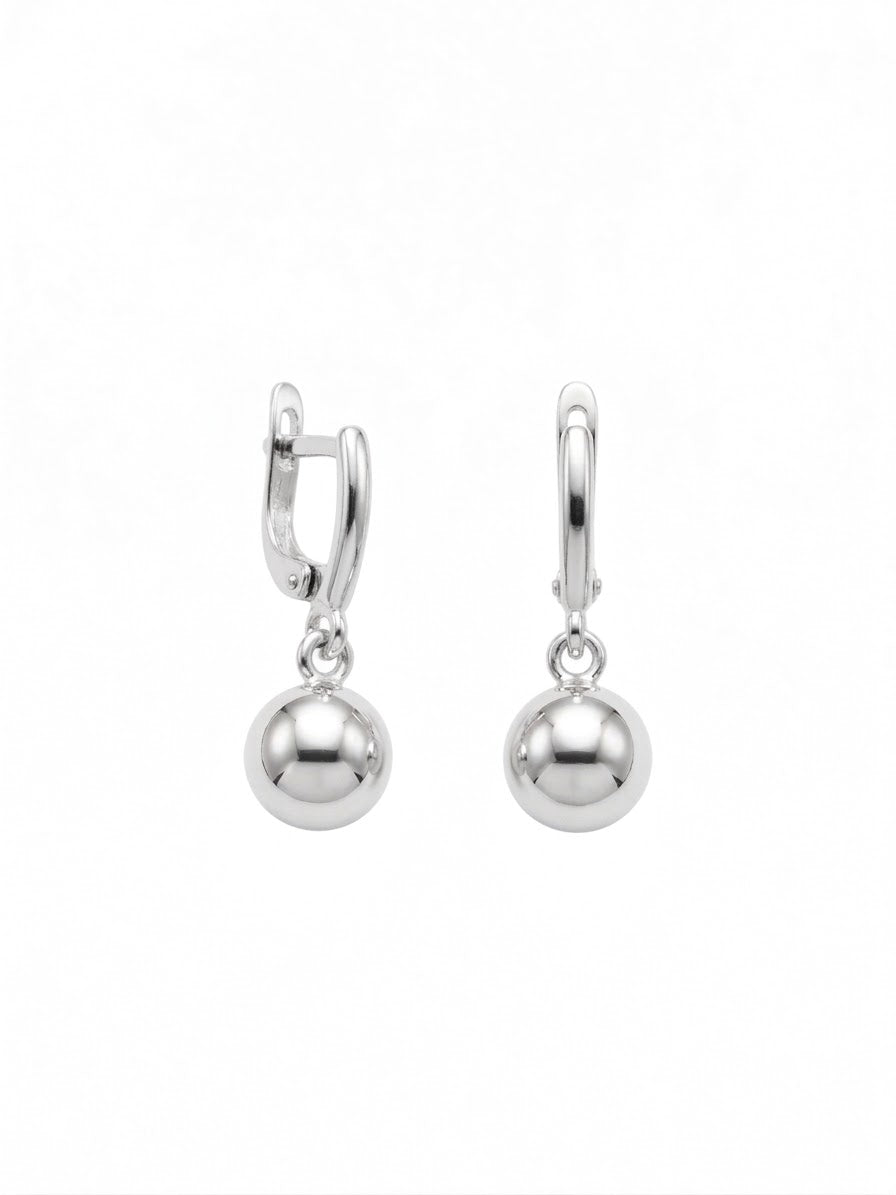 Tara Sterling Silver Ball Drop Earrings