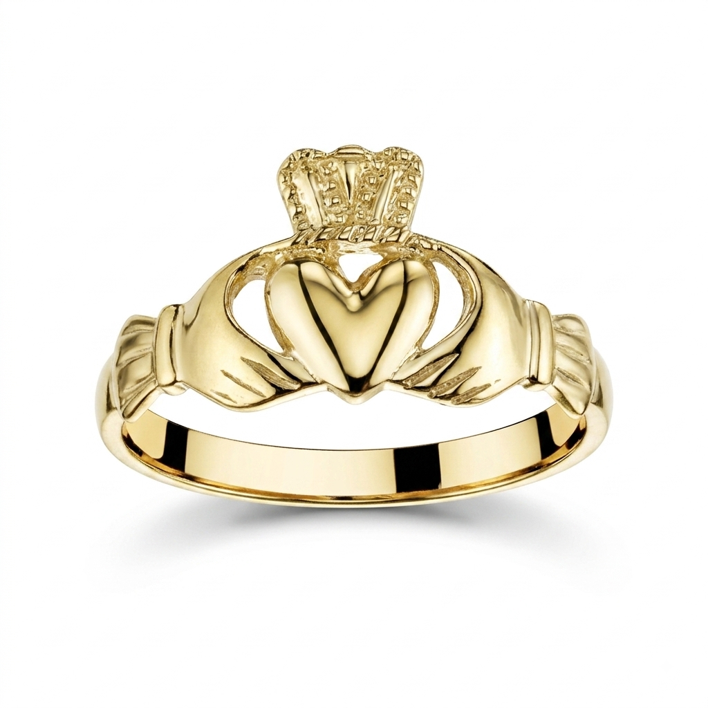 9ct Gold Claddagh Ring