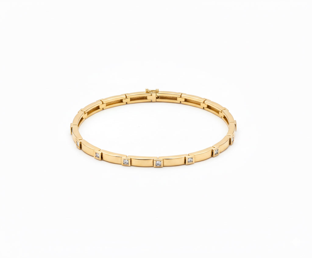 9ct Diamond Vintage Bracelet