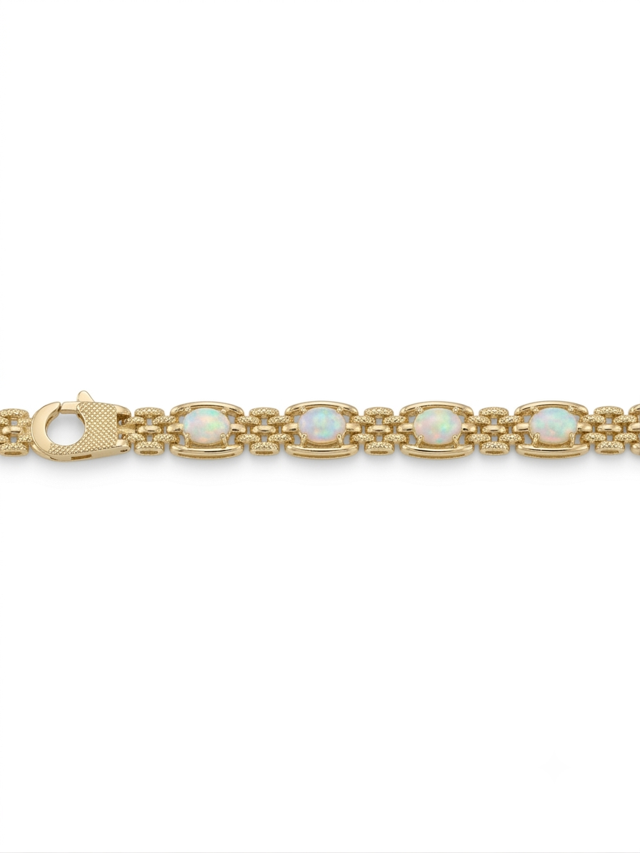 9ct Gold Opal Vintage Bracelet