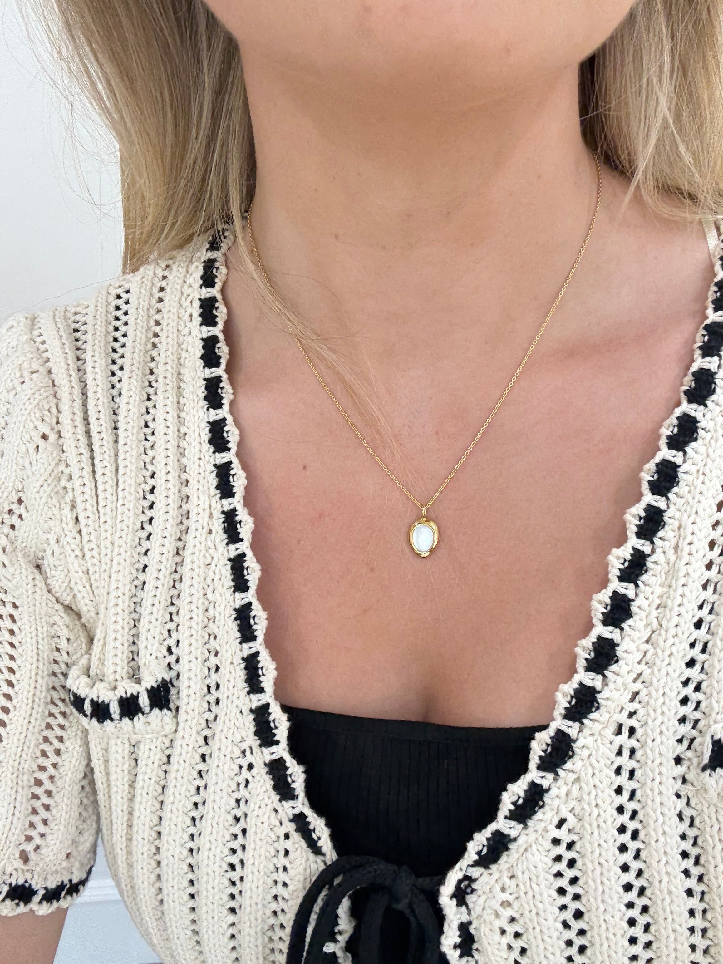 Jasper Gold Necklace