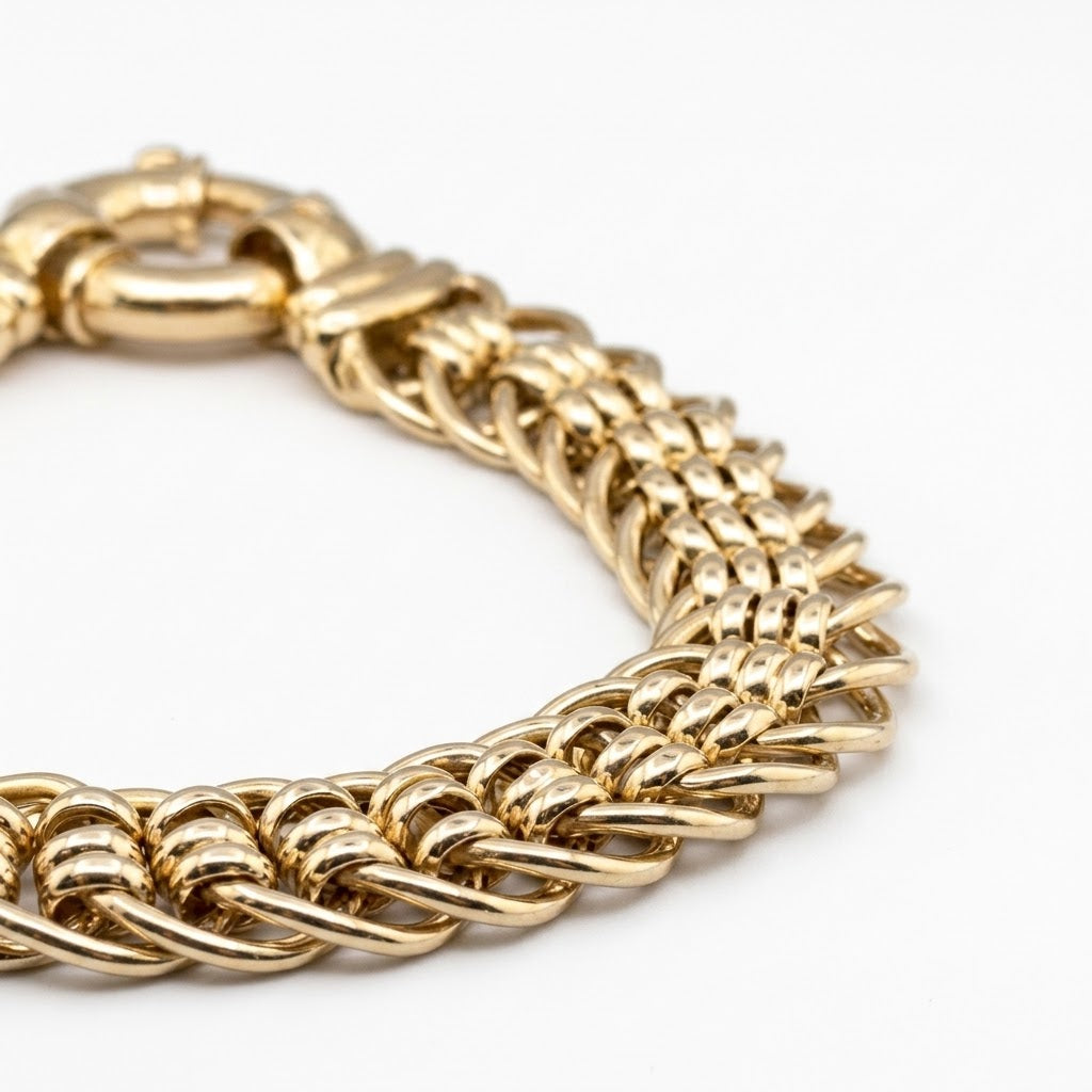 9ct Gold Fancy Link Bracelet