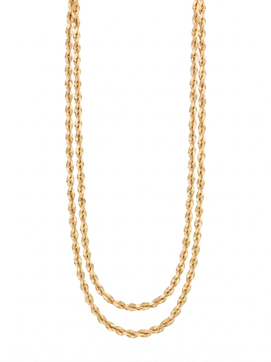 Rita Gold Plated Layered Necklace
