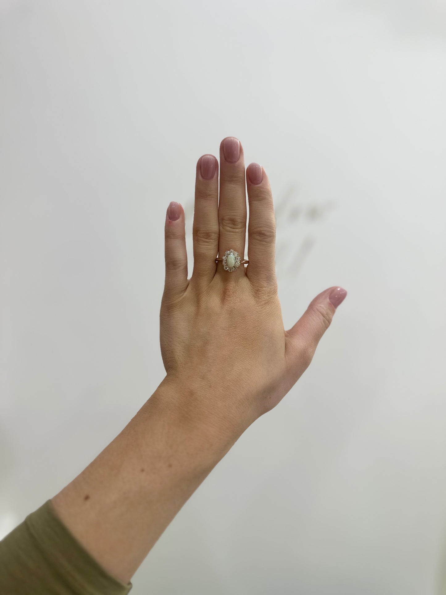 Opal & Diamond Ring