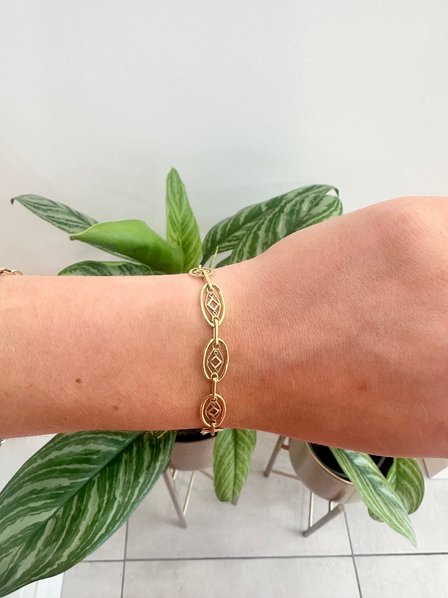 9ct Gold Link Bracelet