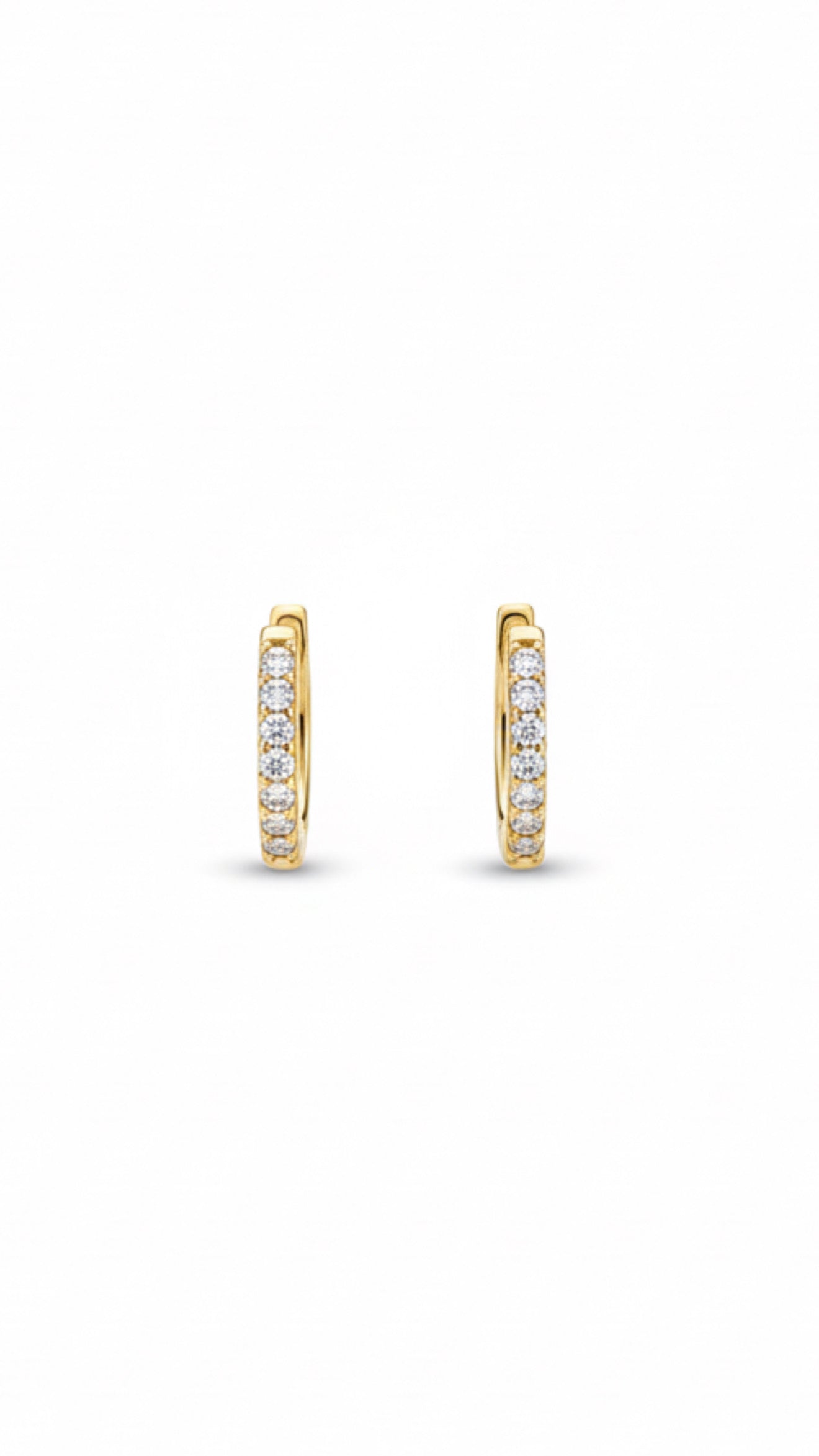9ct Diamond Hoops