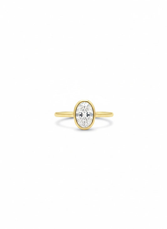 1ct Lab Diamond Engagement Ring