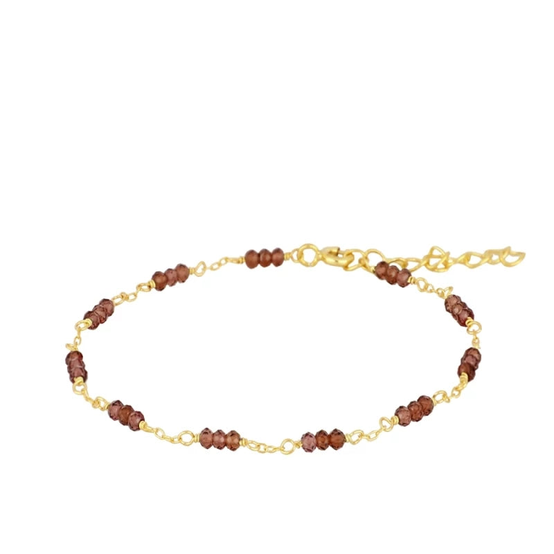 Grace Gold Plated Coloured Bracelet