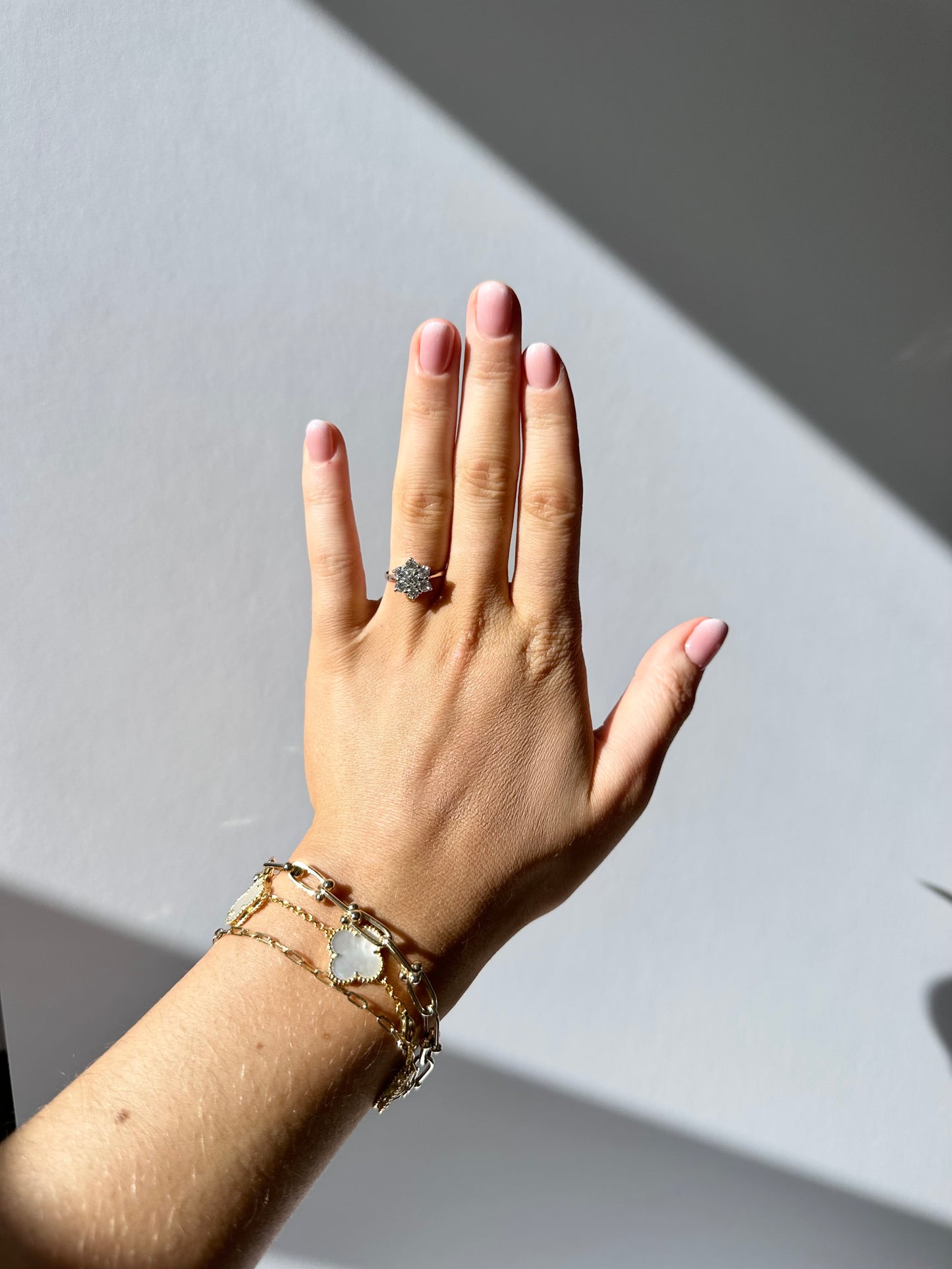 Cluster Diamond Ring