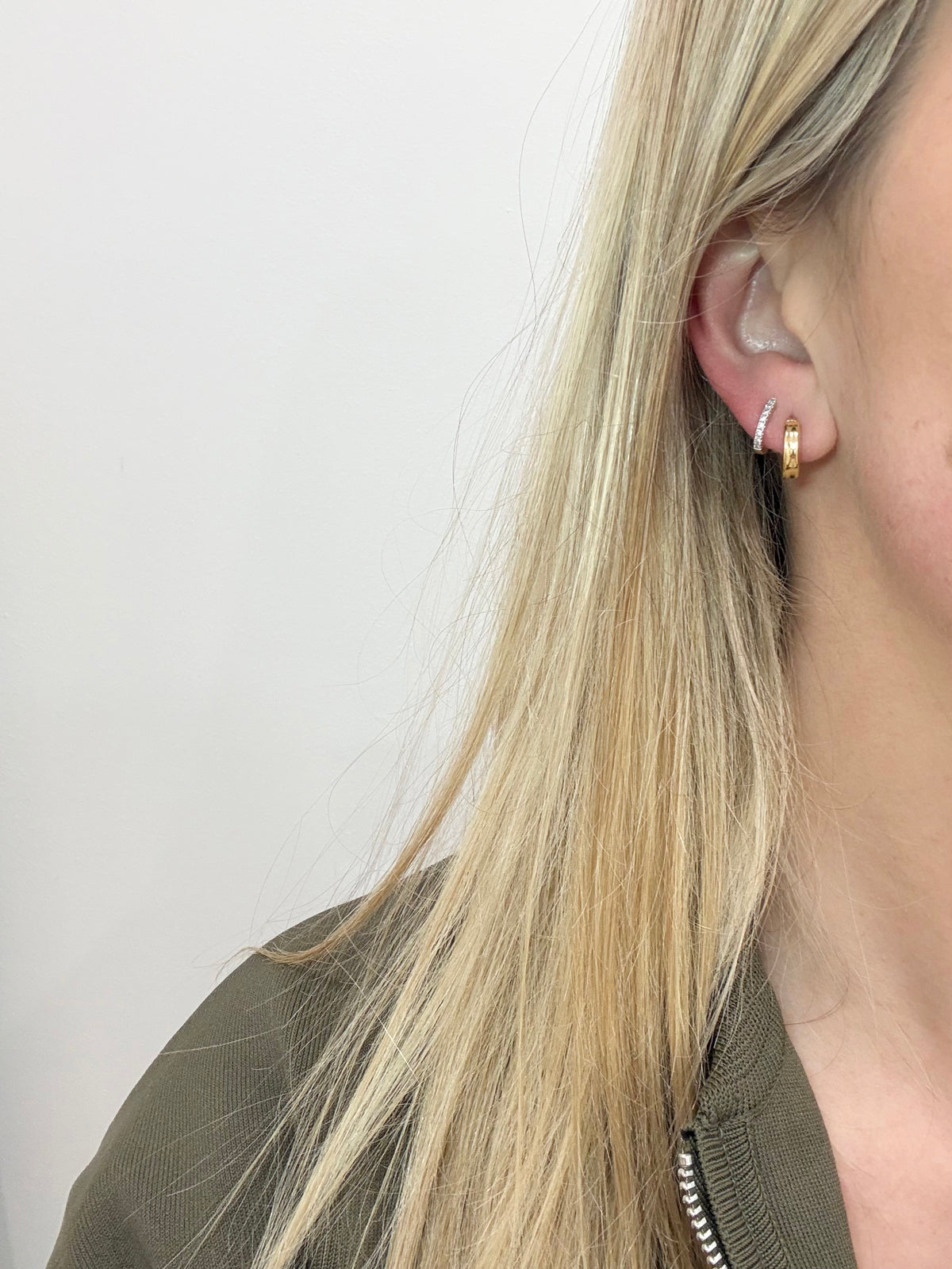 Aoibhe Gold Plated Hoop Earrings