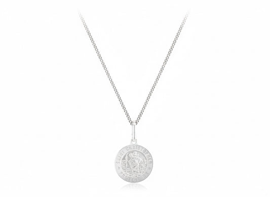 Sterling Silver St Christopher Medal