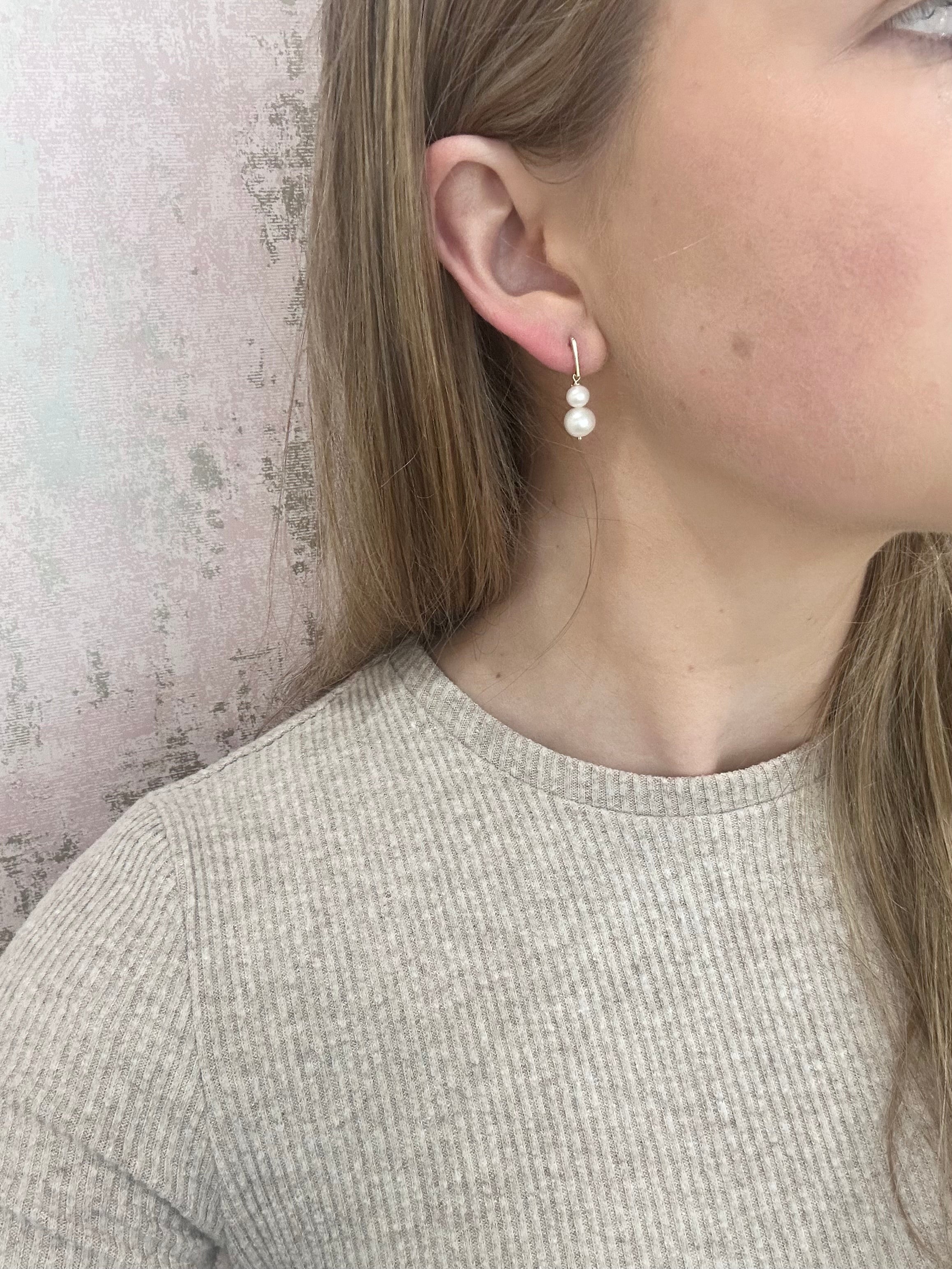 Lacy 9ct Gold Earrings