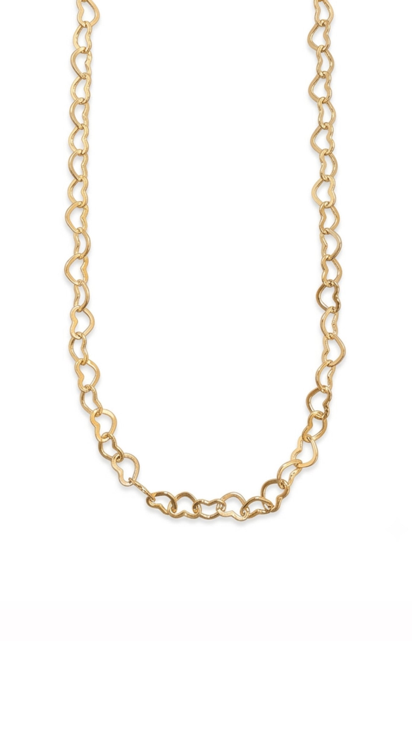 9ct Gold Open Heart Necklace
