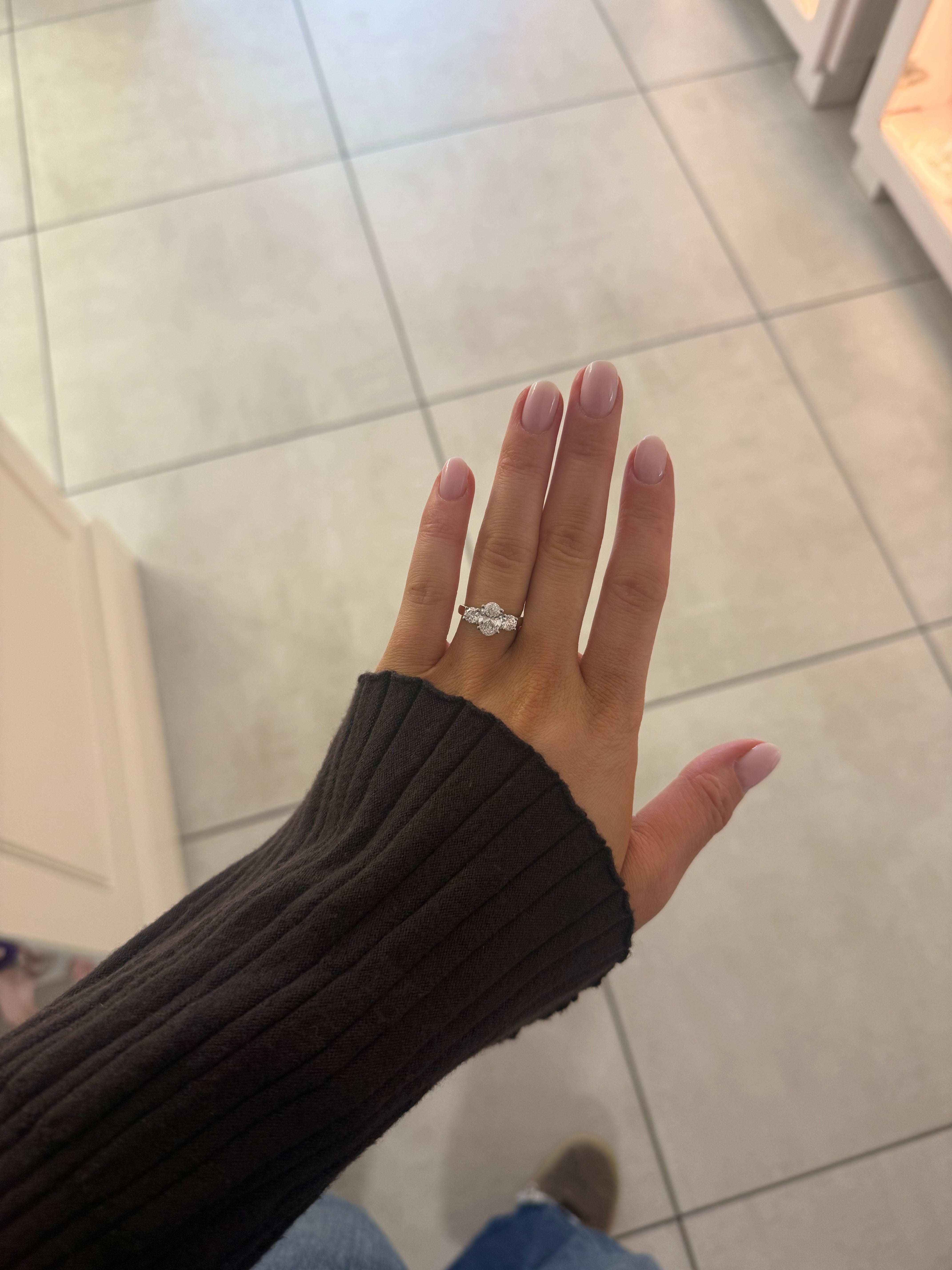 Diamond Three Stone Ring