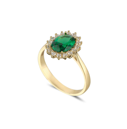 Magda Green Ring