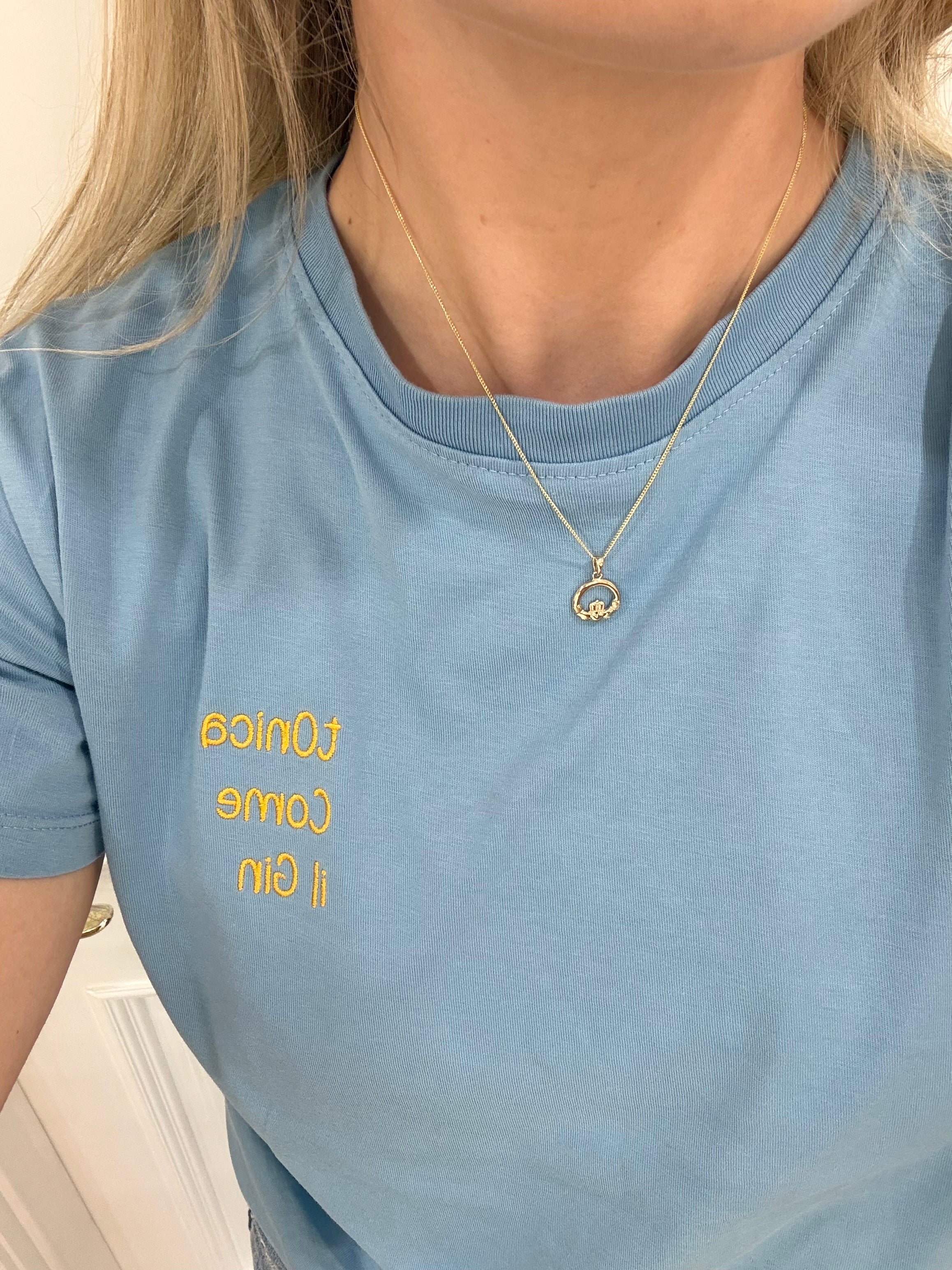 Gold Plated Claddagh Necklace