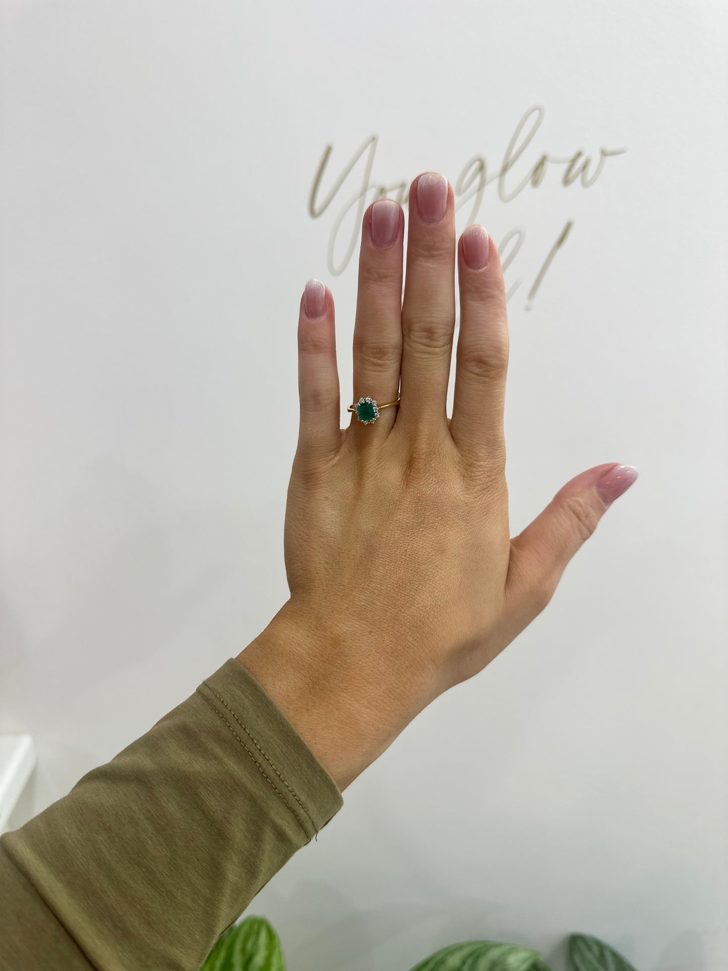 Emerald & Diamond Ring